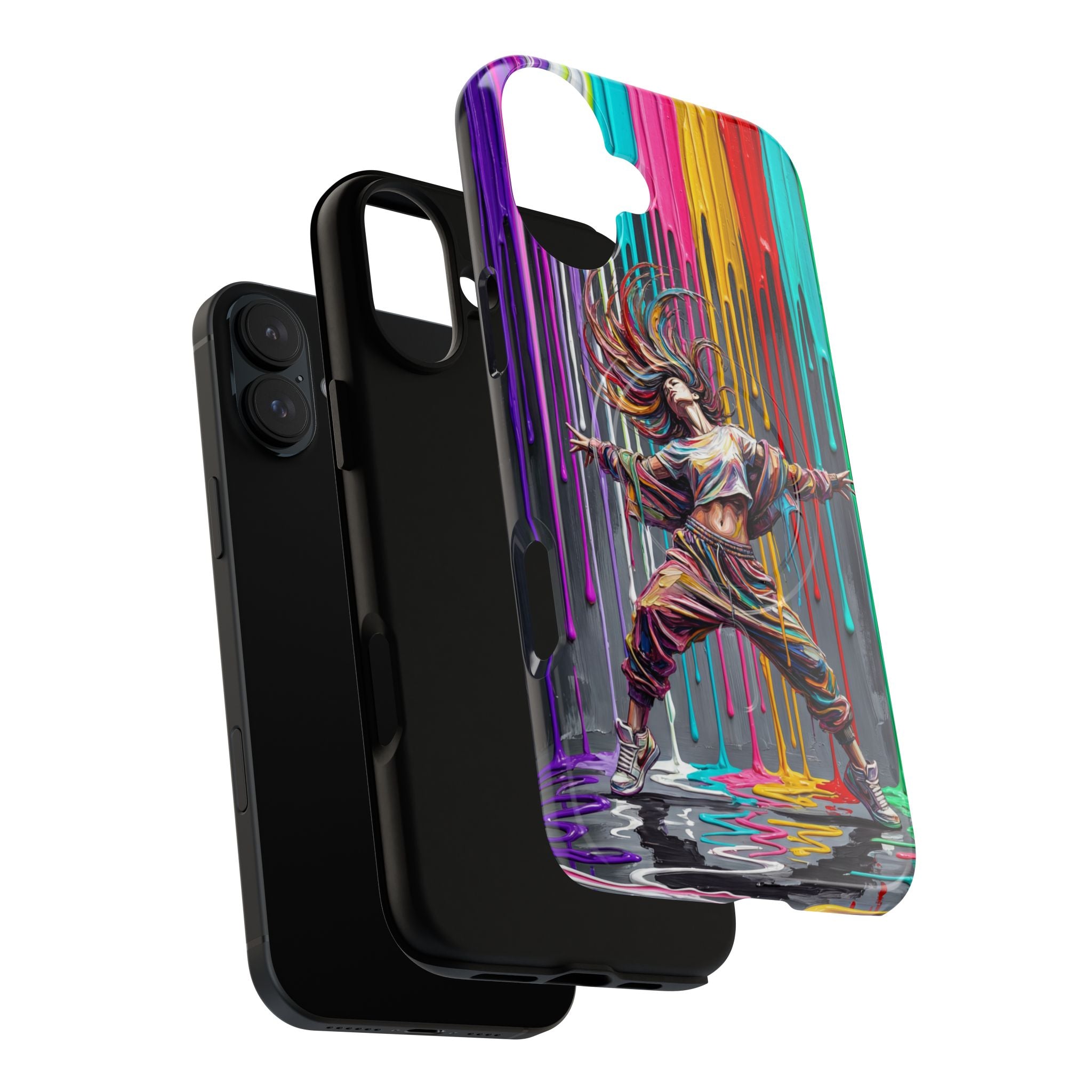 MagSafe iPhone Case | Colorful Street Dance Drip Design
