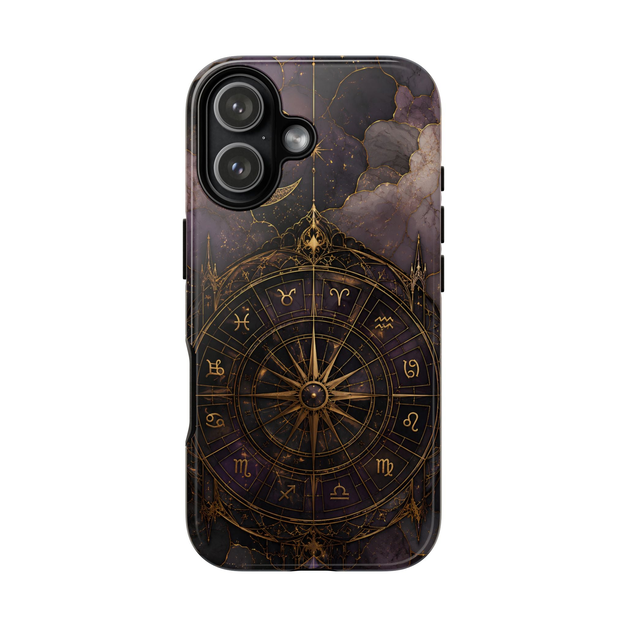Vintage Astrology Compass iPhone Case | Celestial Zodiac iPhone Case