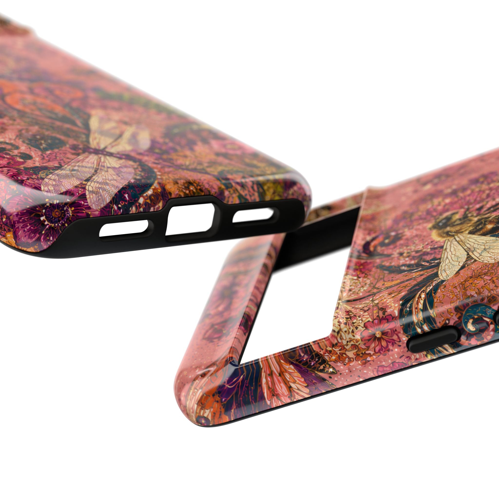 Vintage Floral Tough Google Pixel Phone Case | Boho Paisley Bee Cover
