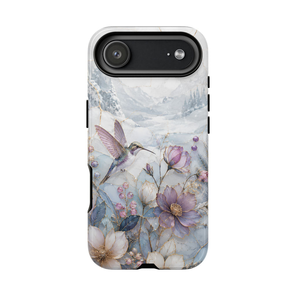 Hummingbird iPhone Case | Vintage Floral iPhone Case