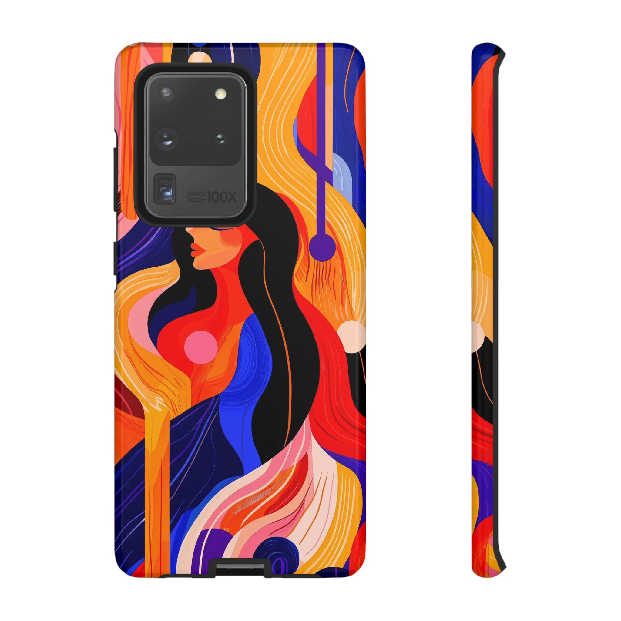 Abstract Colourful Woman Samsung Galaxy Tough Case | Vibrant Artistic