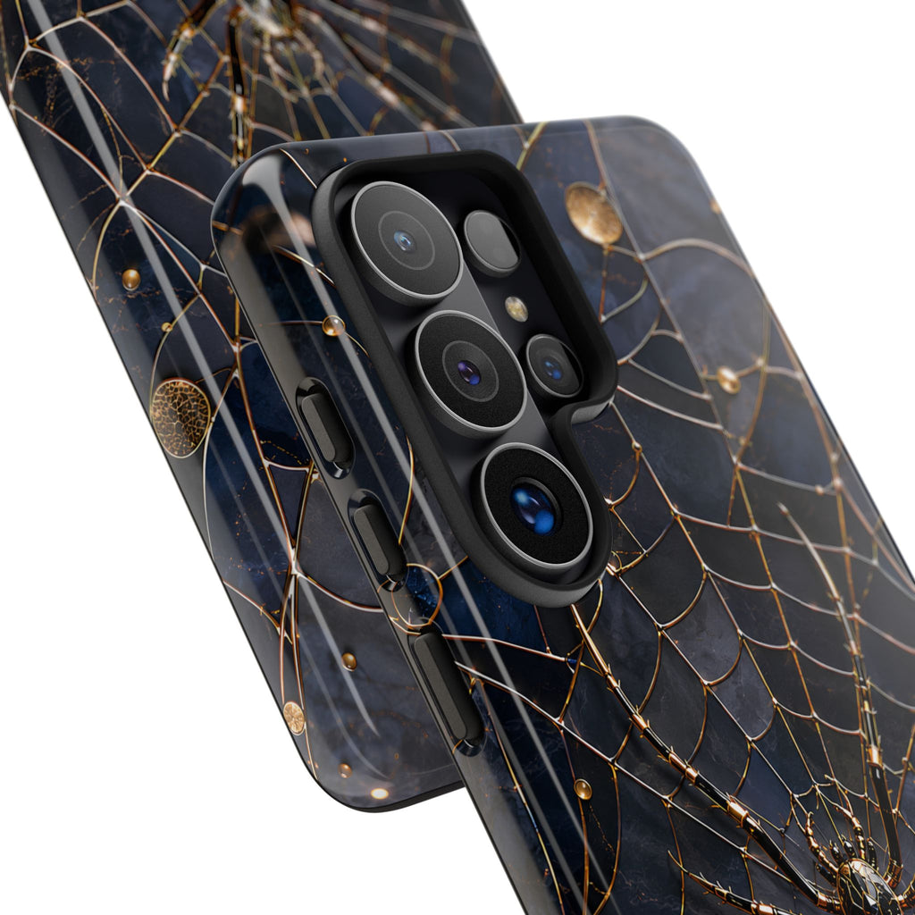 Gothic Spiderweb Samsung Galaxy Phone Case | Dark Academia Cover