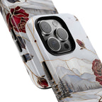 Winter Rose iPhone Case | Red Floral iPhone Case