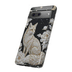 Mystic Fox Moon Google Pixel Phone Case | Celestial Floral iPhone Cover