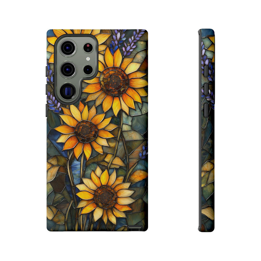 Sunflower Stained Glass Samsung Galaxy Case