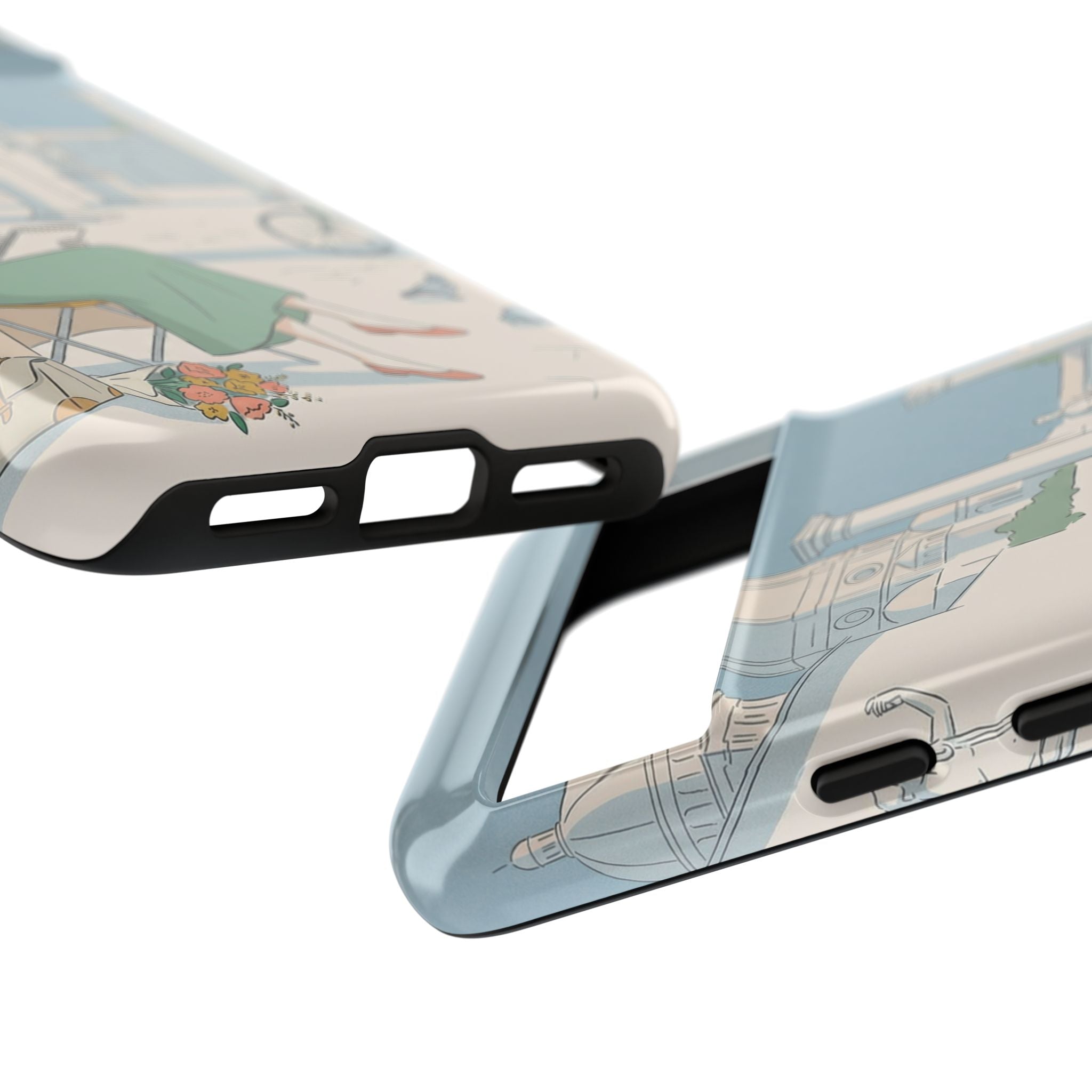 Florence Art Aesthetic Google Pixel Phone Case | Renaissance Italy Travel Illustration