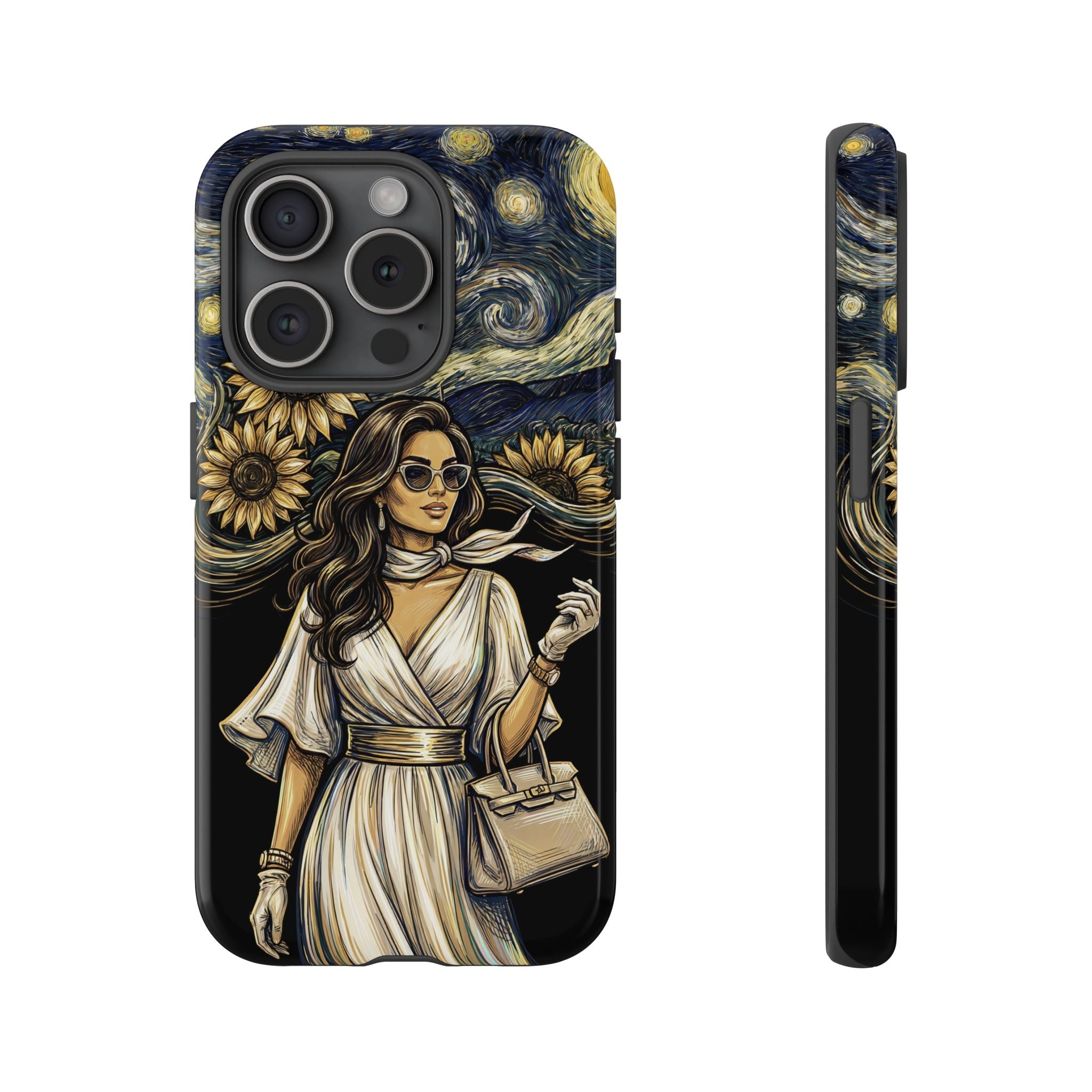 Van Gogh Night Sunflowers iPhone Case | Chic Woman Art