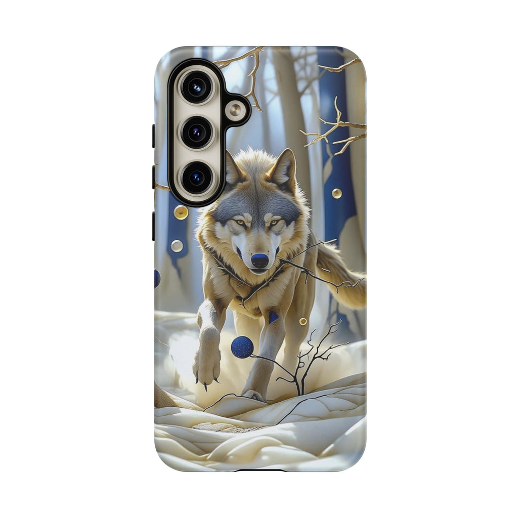 Wolf in Snow Samsung Galaxy Case — Rugged Wildlife