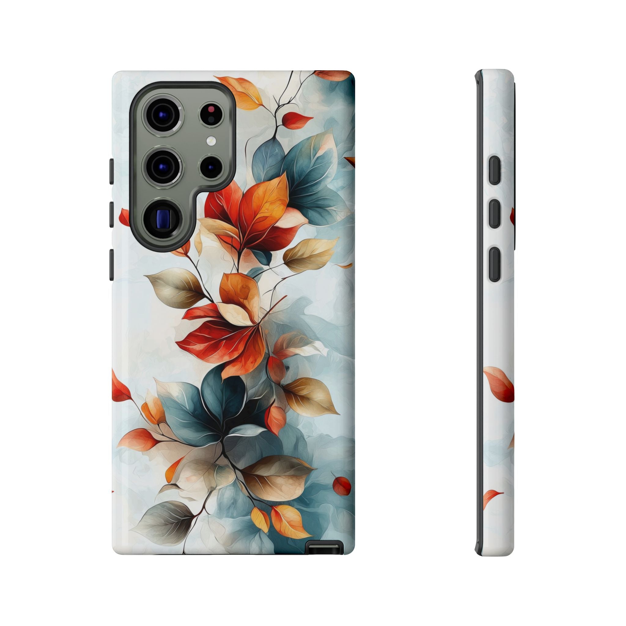 Floral Autumn Leaves Watercolour Tough Samsung Galaxy Case