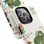 Dinosaur Dentist Tough iPhone Case | Cute Pediatric Dental Cover