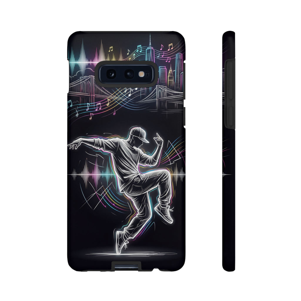 Dancer Neon Skyline Samsung Galaxy Phone Case