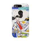 Nautical Cow Graphic Protective Google Pixel Phone Case