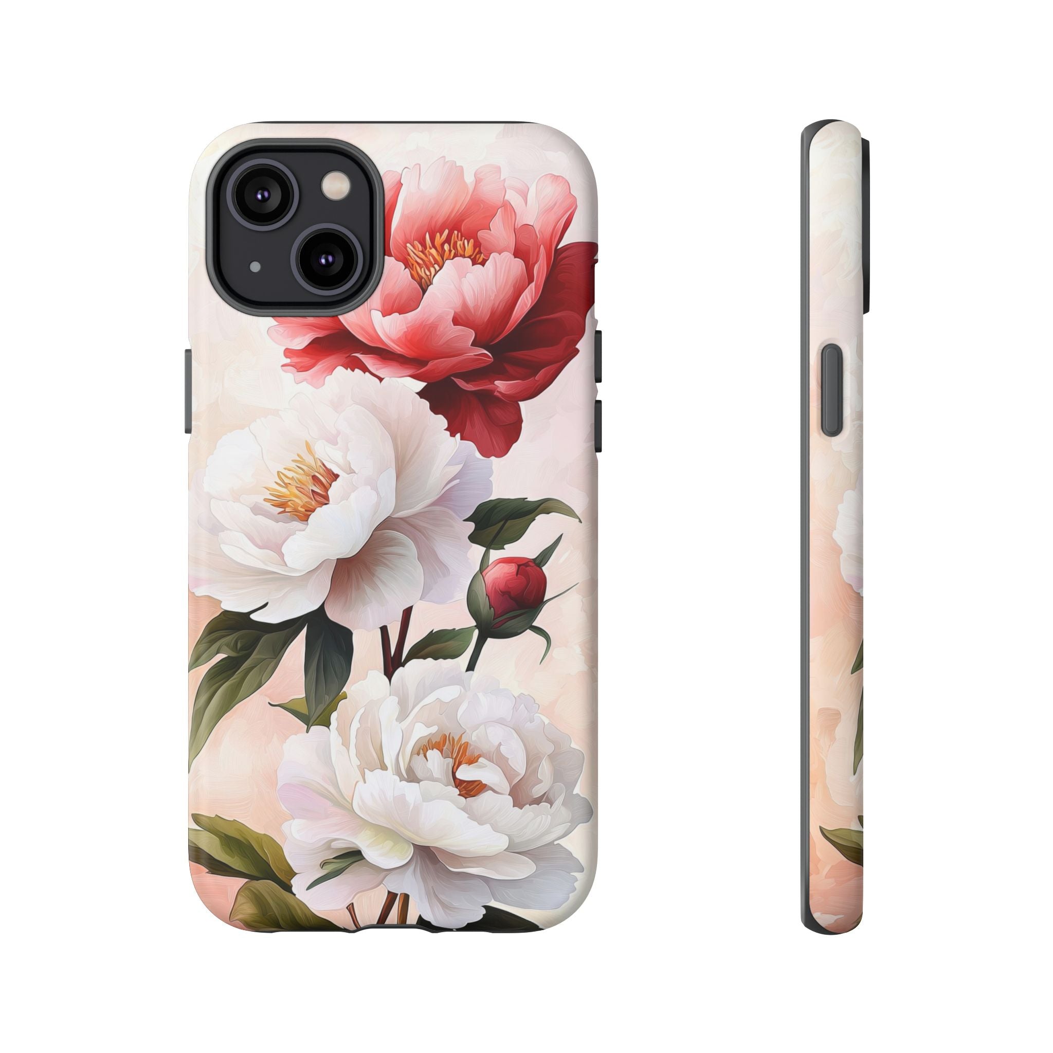 Floral Peony Tough iPhone Case