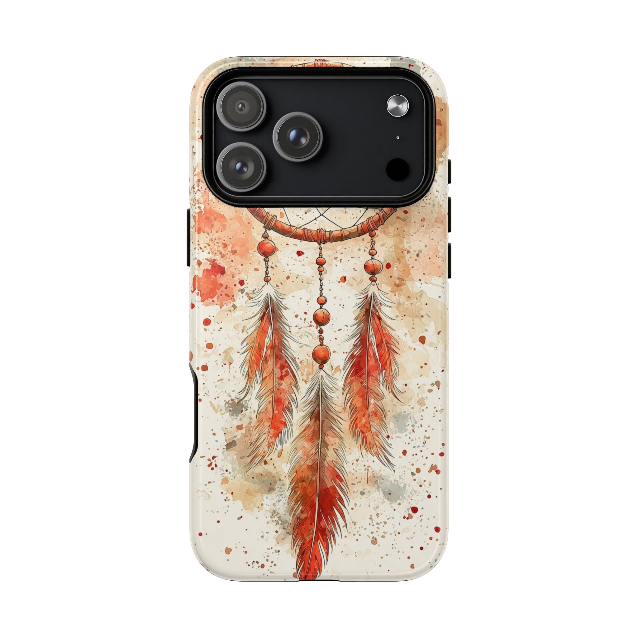 Dreamcatcher Tough MagSafe iPhone Case | Watercolour Feather