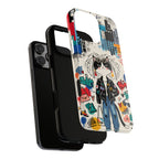 Punk City Cat Graffiti Design iPhone Case