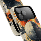 Custodia MagSafe per iPhone Sunflower Moon Art | Floreale Celeste