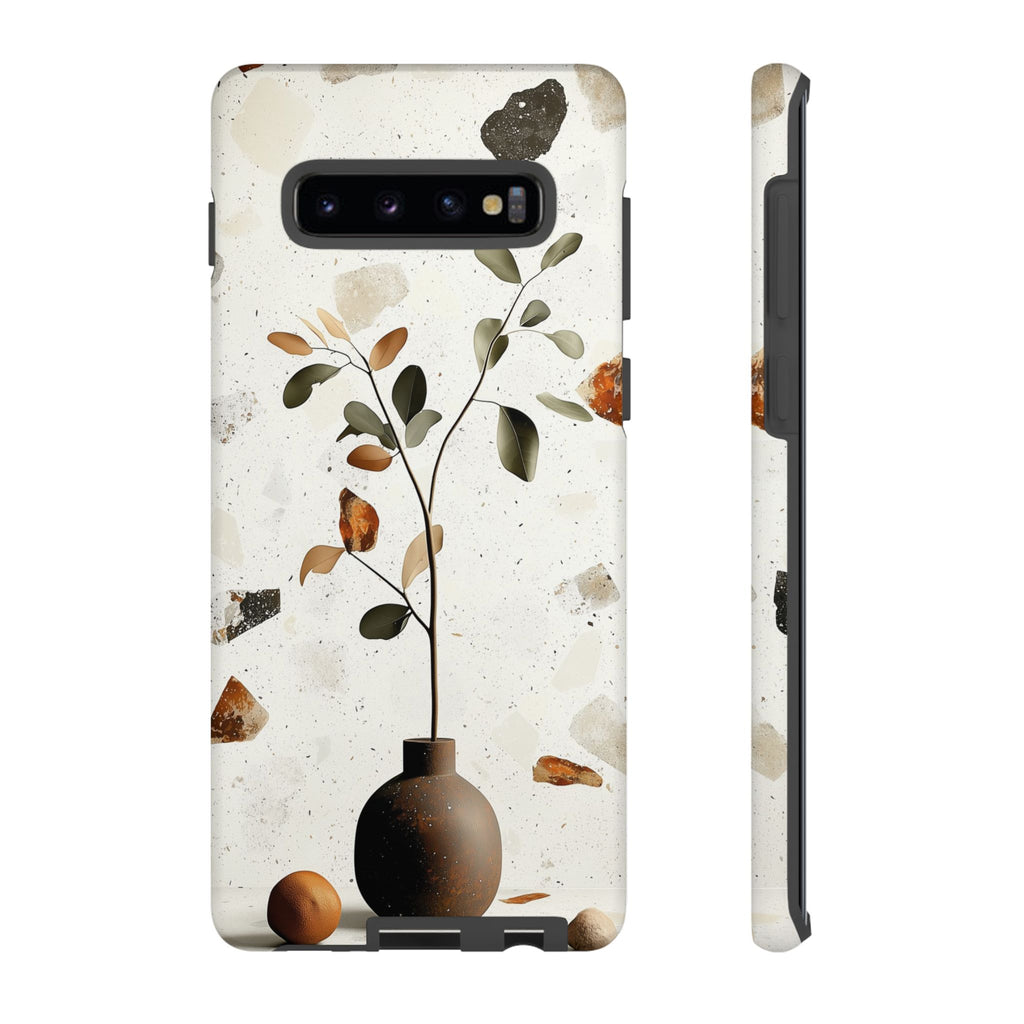Floral Terrazzo Samsung Galaxy Case | Minimal Vase Botanical