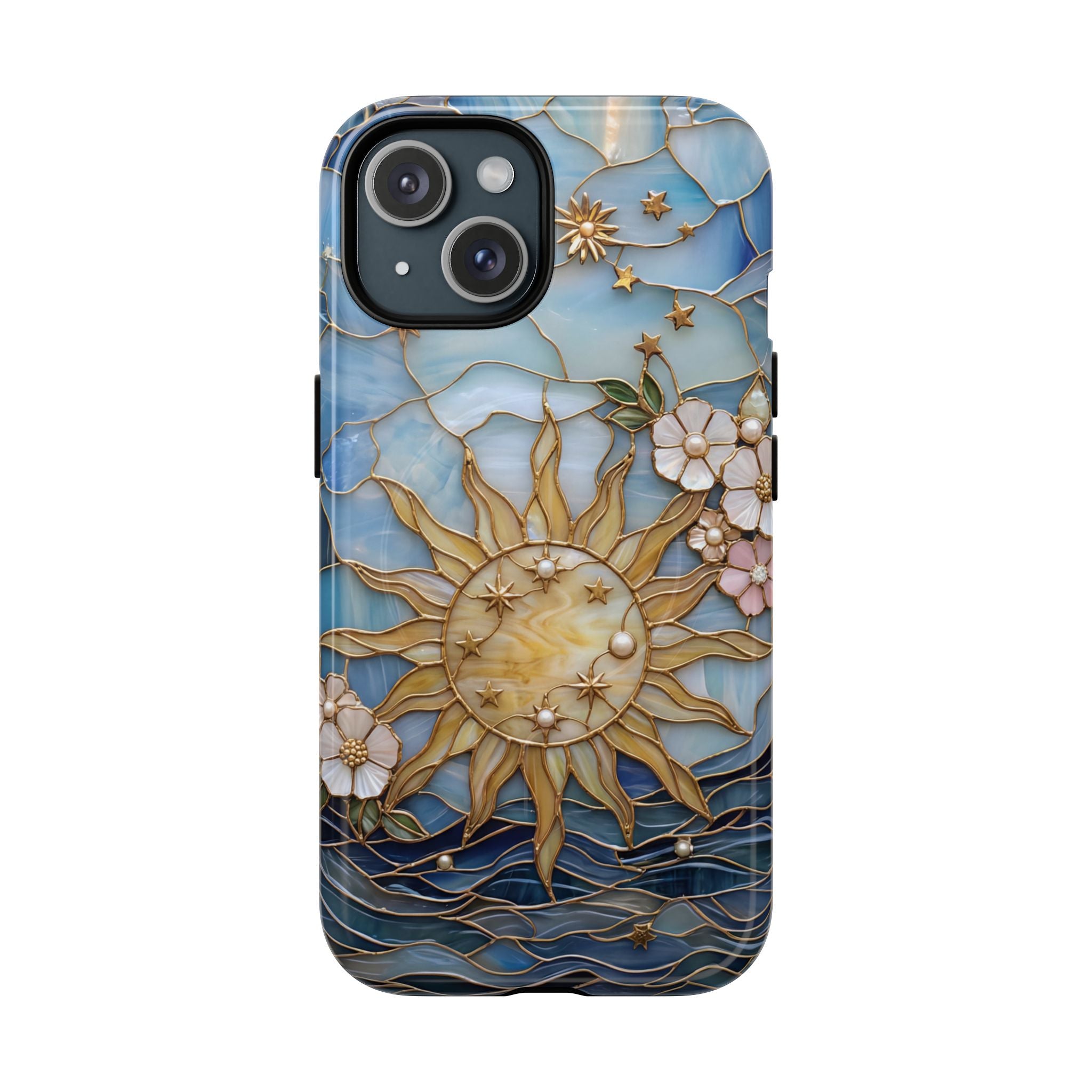 Stained Glass Sun & Sea MagSafe iPhone Case