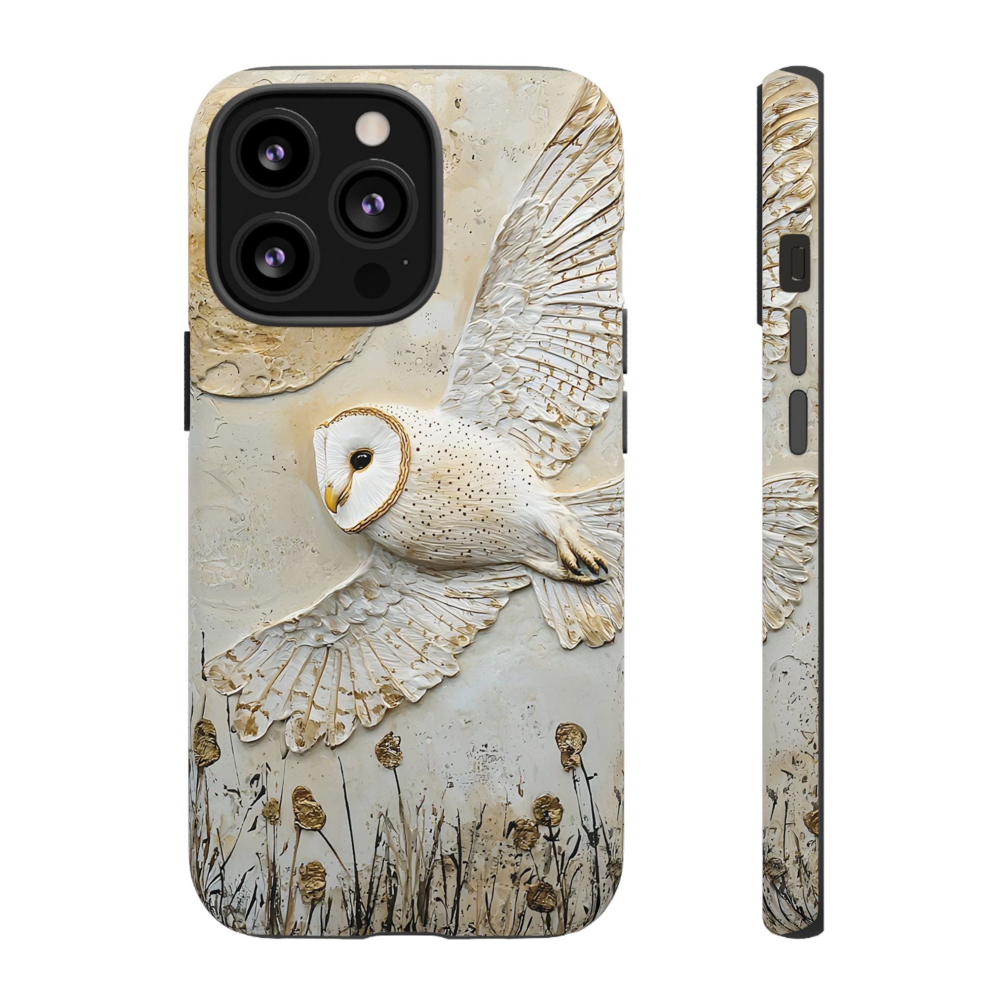 Barn Owl iPhone Case — Elegant Flying Owl Wildlife