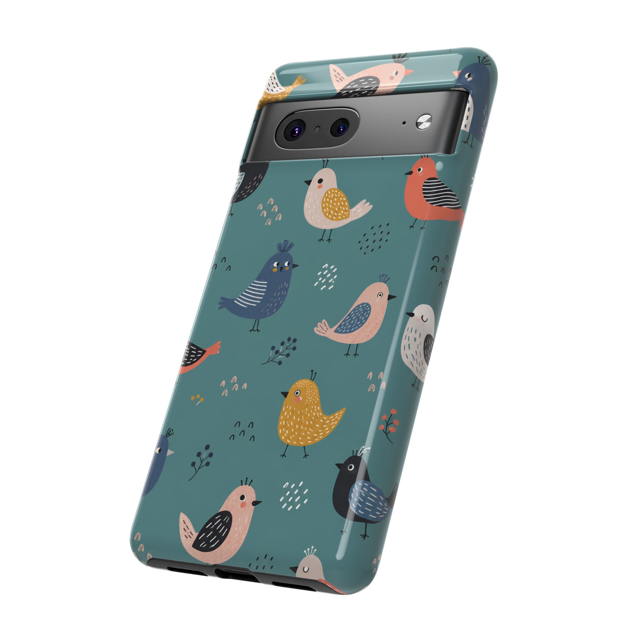 Colorful Bird Google Pixel Phone Case | Cute Bird Pattern Cover