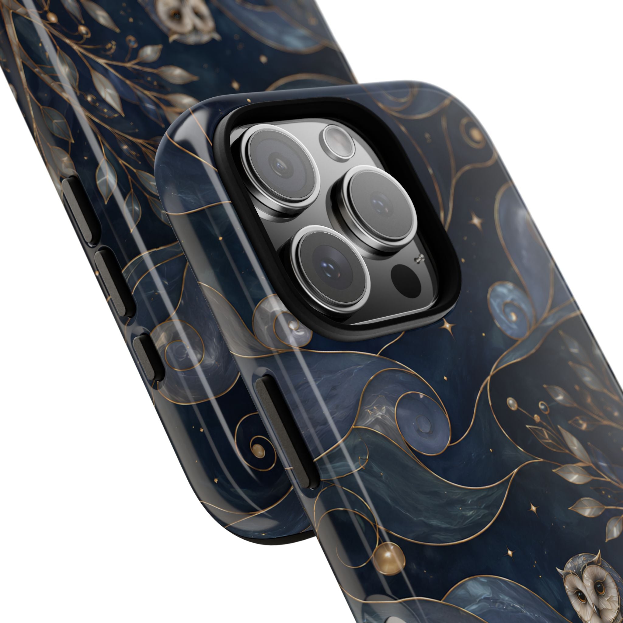Barn Owl iPhone Case | Midnight Forest Art Cover