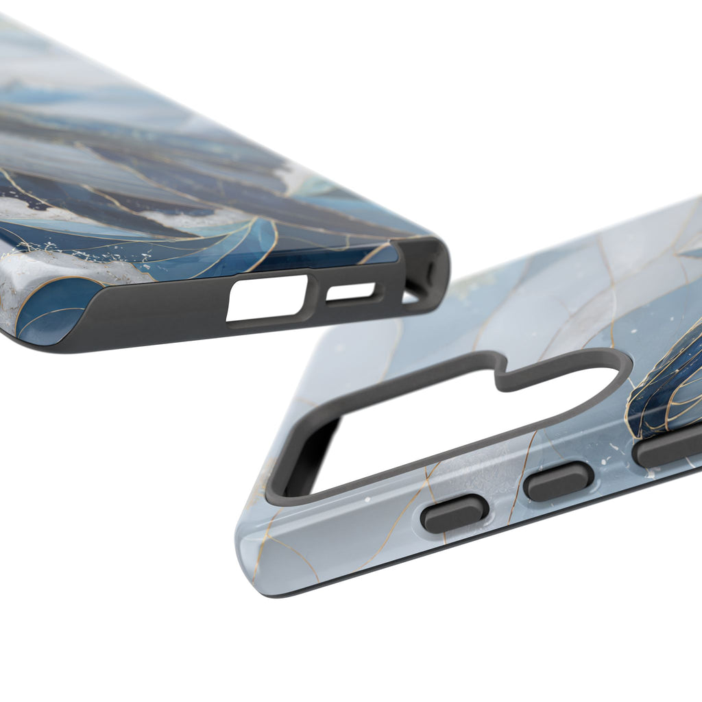 Blue Whale Samsung Galaxy Phone Case | Ocean Wave Phone Case