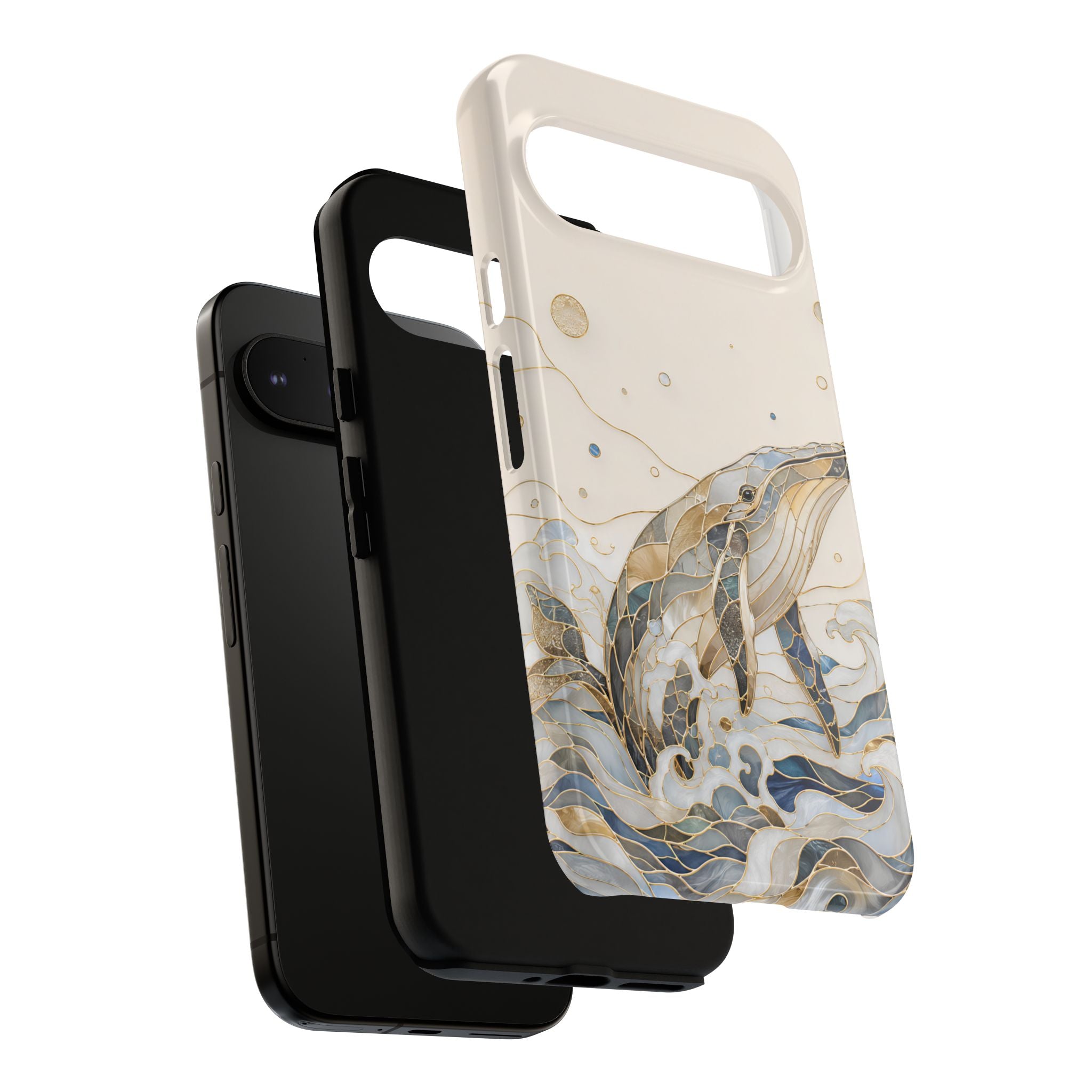 Stained Glass Whale Google Pixel Phone Case | Ocean iPhone Case