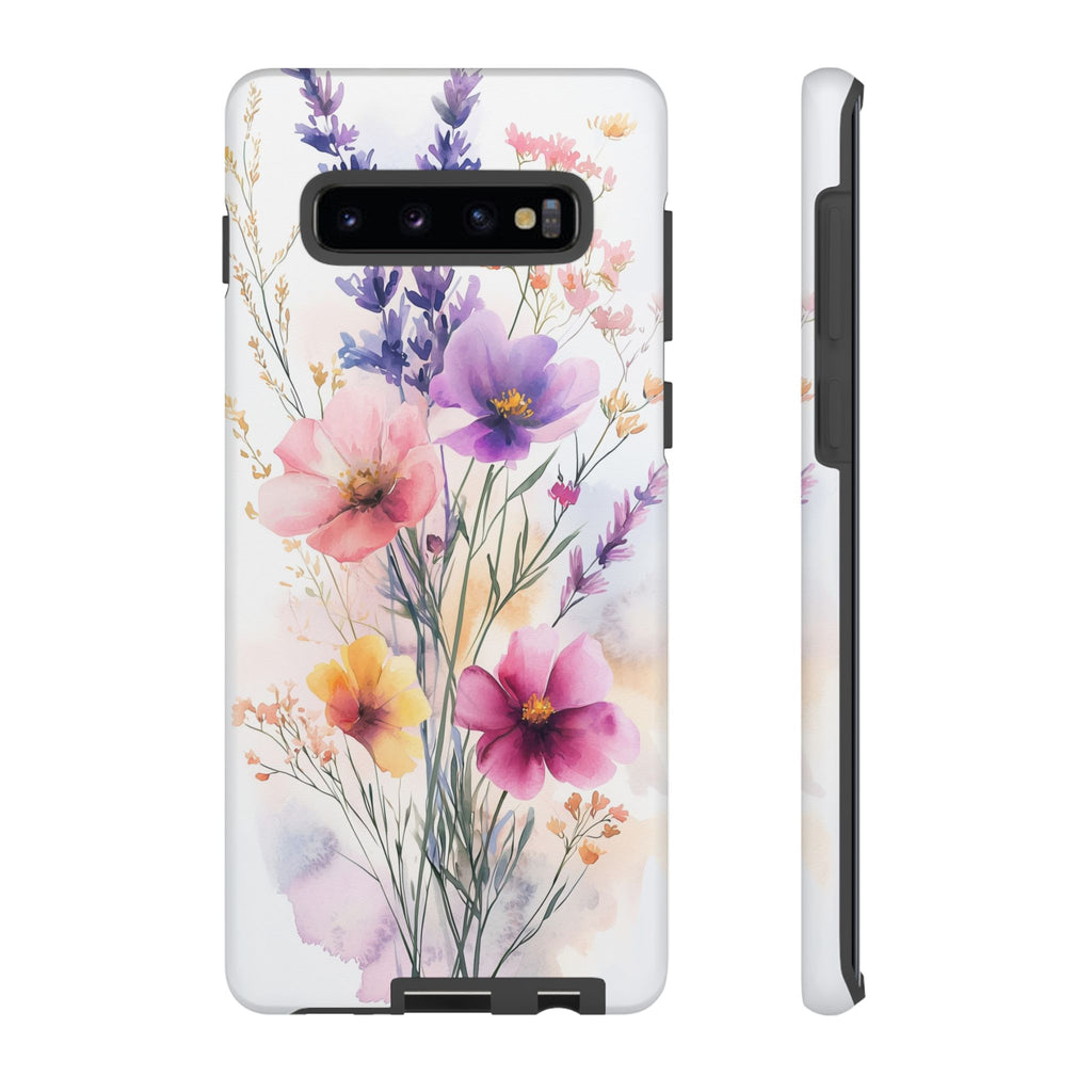 Floral Watercolour Samsung Galaxy Case | Pastel Bouquet