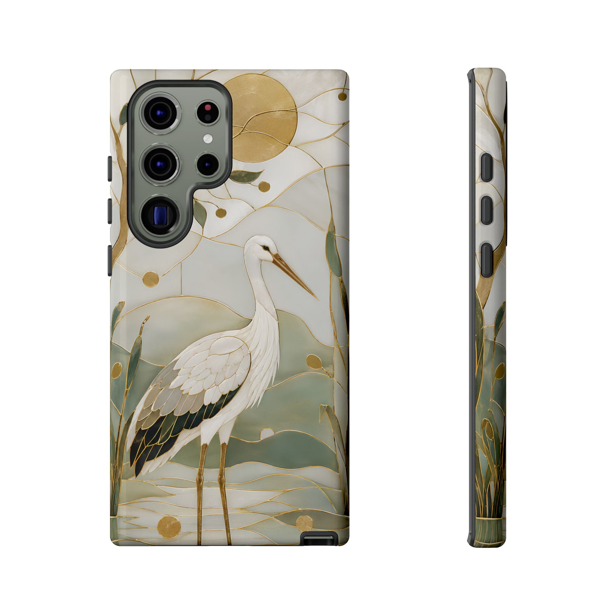 Heron Samsung Galaxy Phone Case | Coastal Bird Phone Case