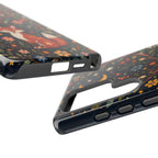 Fox Moon Samsung Galaxy Phone Case | Whimsical Floral Night Woodland Protective Case