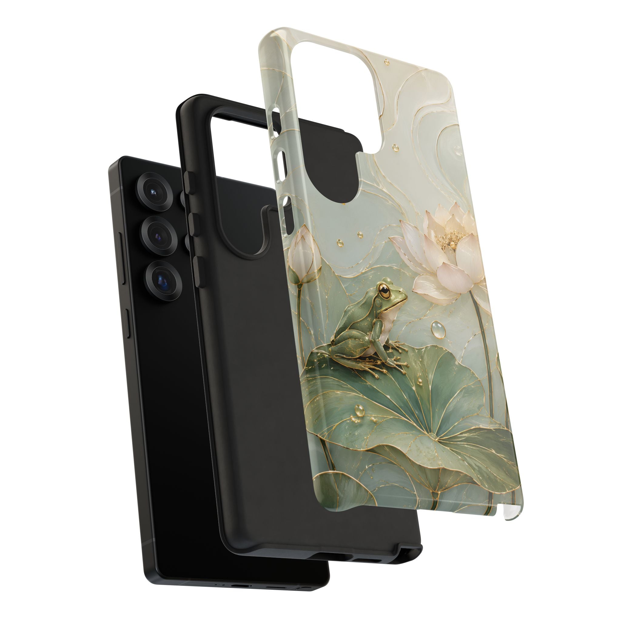 Lotus Frog Samsung Galaxy Phone Case | Water Lily Phone Case