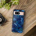 Ocean Animals Tough Google Pixel Phone Case | Navy Blue Undersea Whale Cover