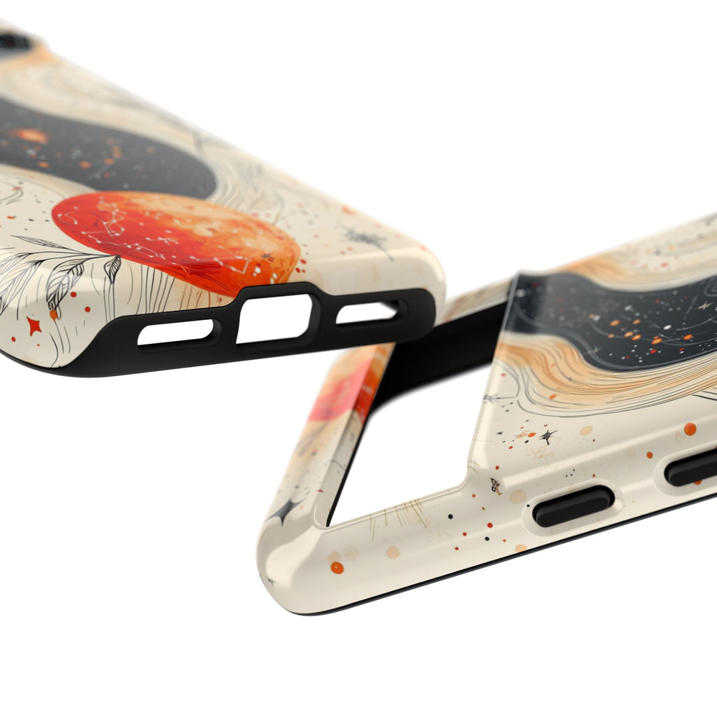 Astrology Galaxy Google Pixel Case | Red Moon Celestial