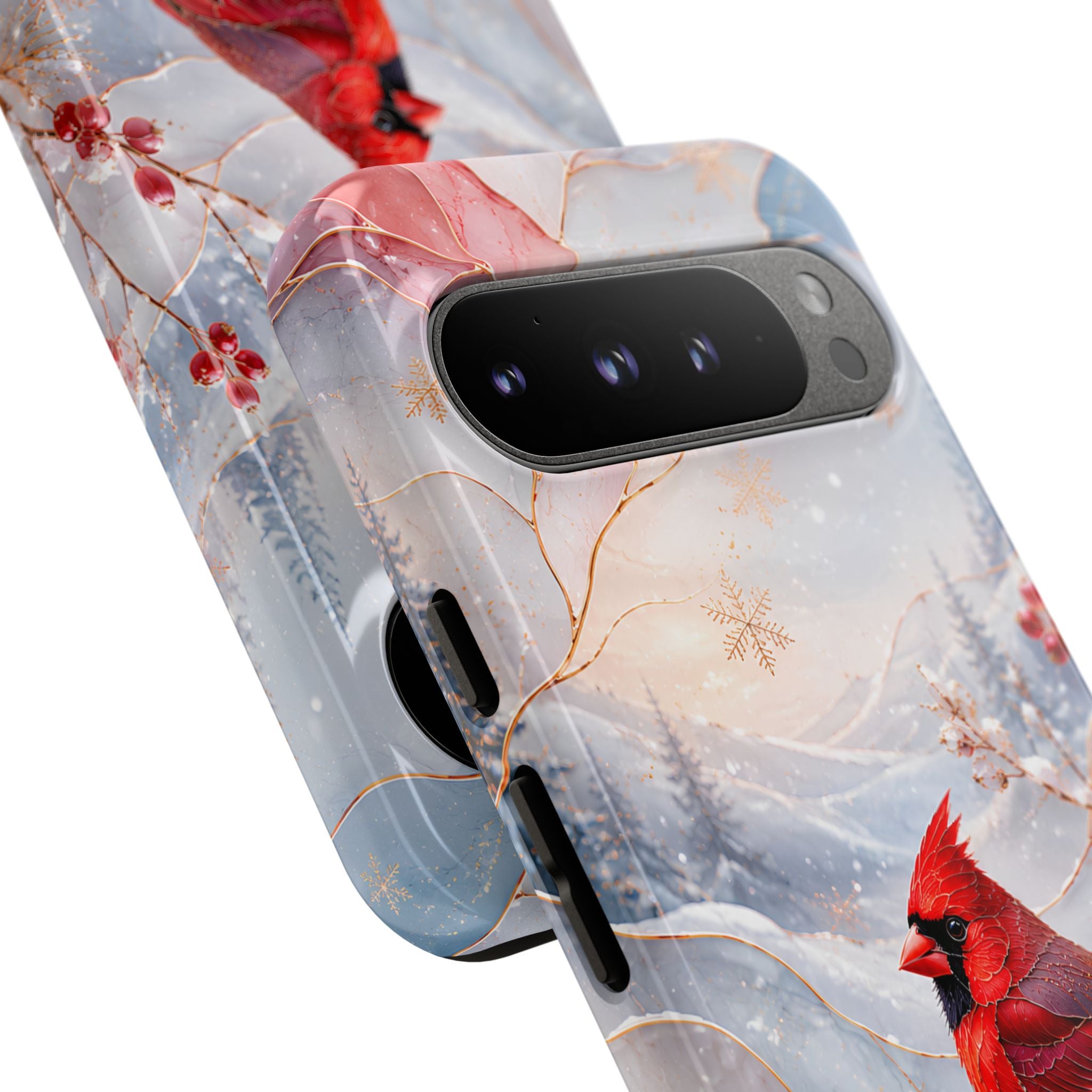 Cardinal Google Pixel Phone Case | Winter Bird Phone Case