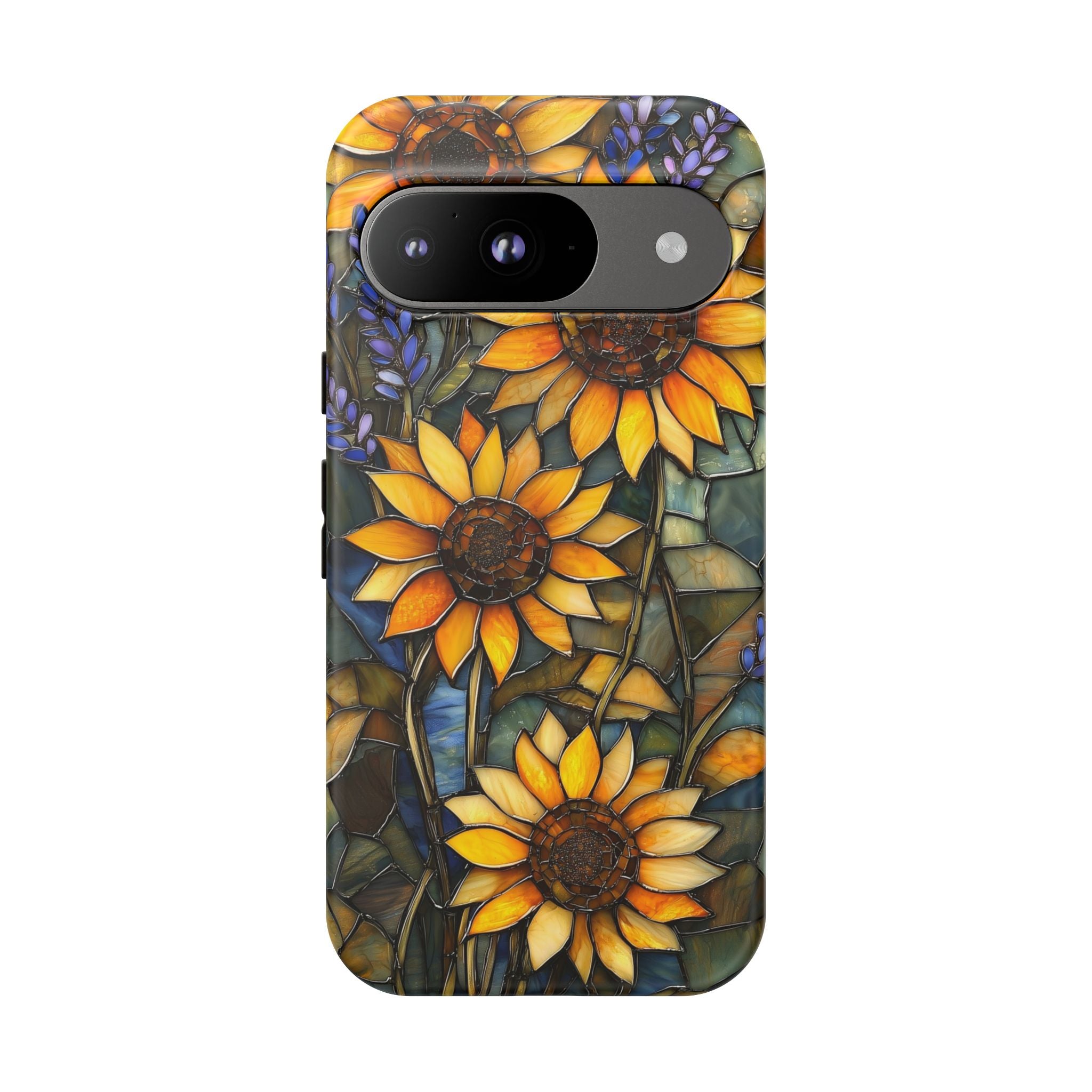 Sunflower Stained Glass Tough Google Pixel Case