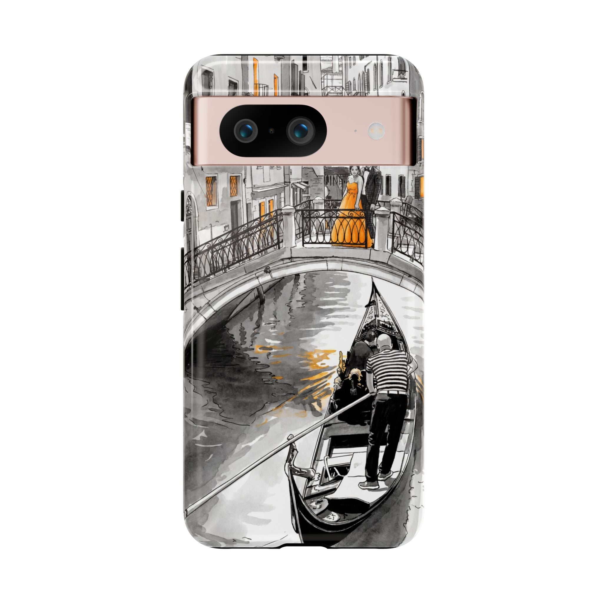 Venice Gondola Google Pixel Case | Romantic Canal Scene Protective Case