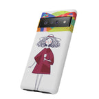 Colourful Artistic Wine Lady Google Pixel Phone Case