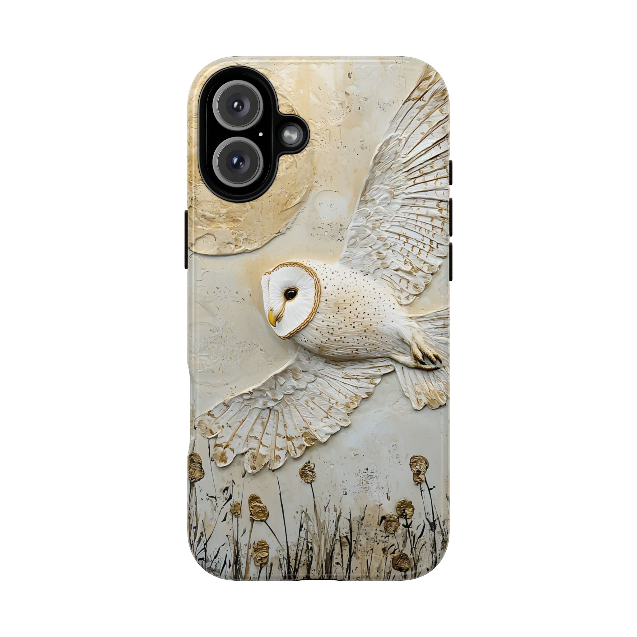 Barn Owl iPhone Case — Elegant Flying Owl Wildlife