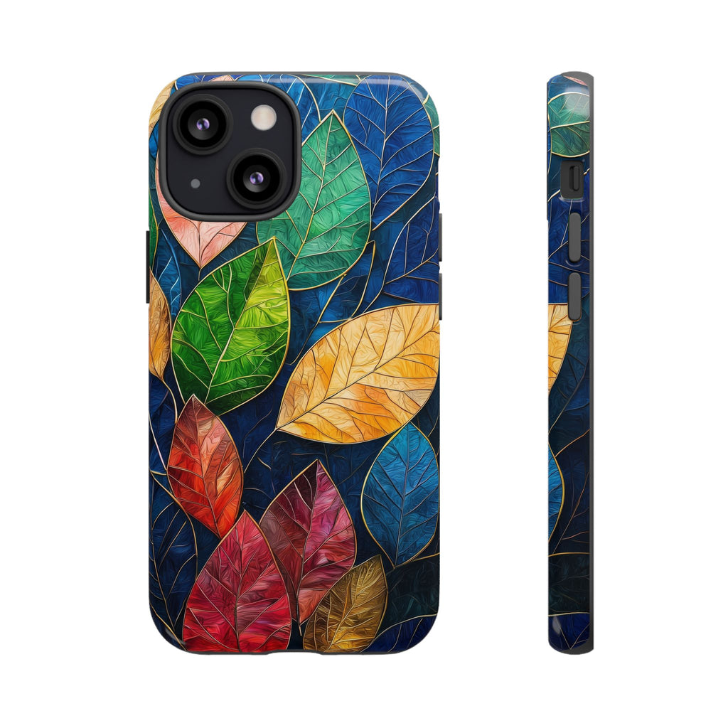 Colourful Autumn Leaves iPhone Case
