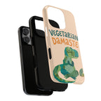 Cute Dinosaur Tough iPhone Case | Whimsical Meditating Dino Cover