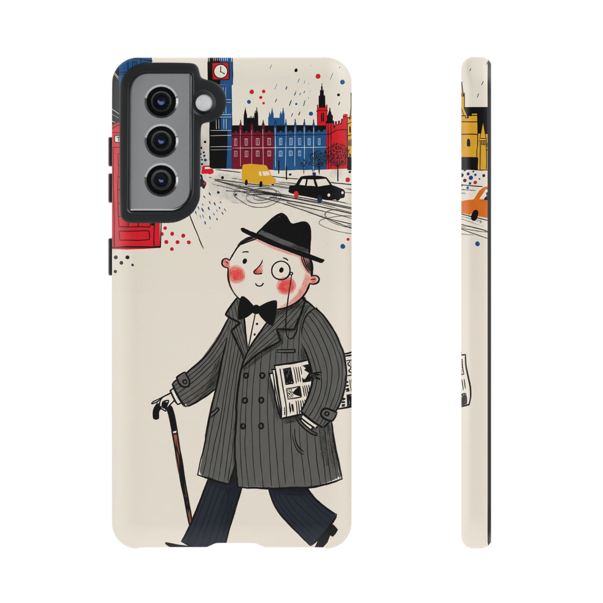 Detective in London Samsung Galaxy Phone Case