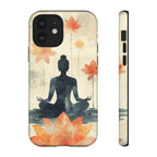 Yoga Lotus iPhone Case | Meditative Silhouette