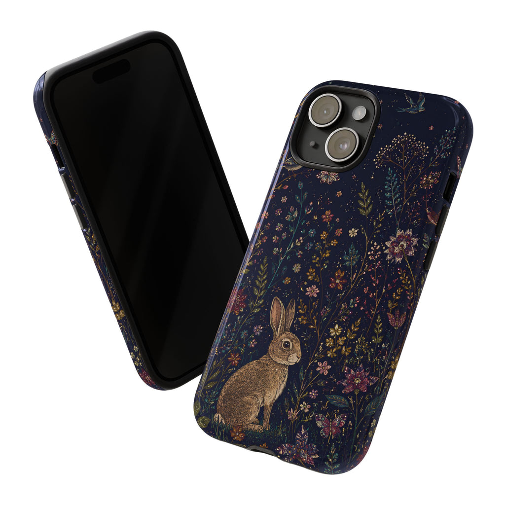 Rabbit iPhone Case | Woodland Bunny Art Cover