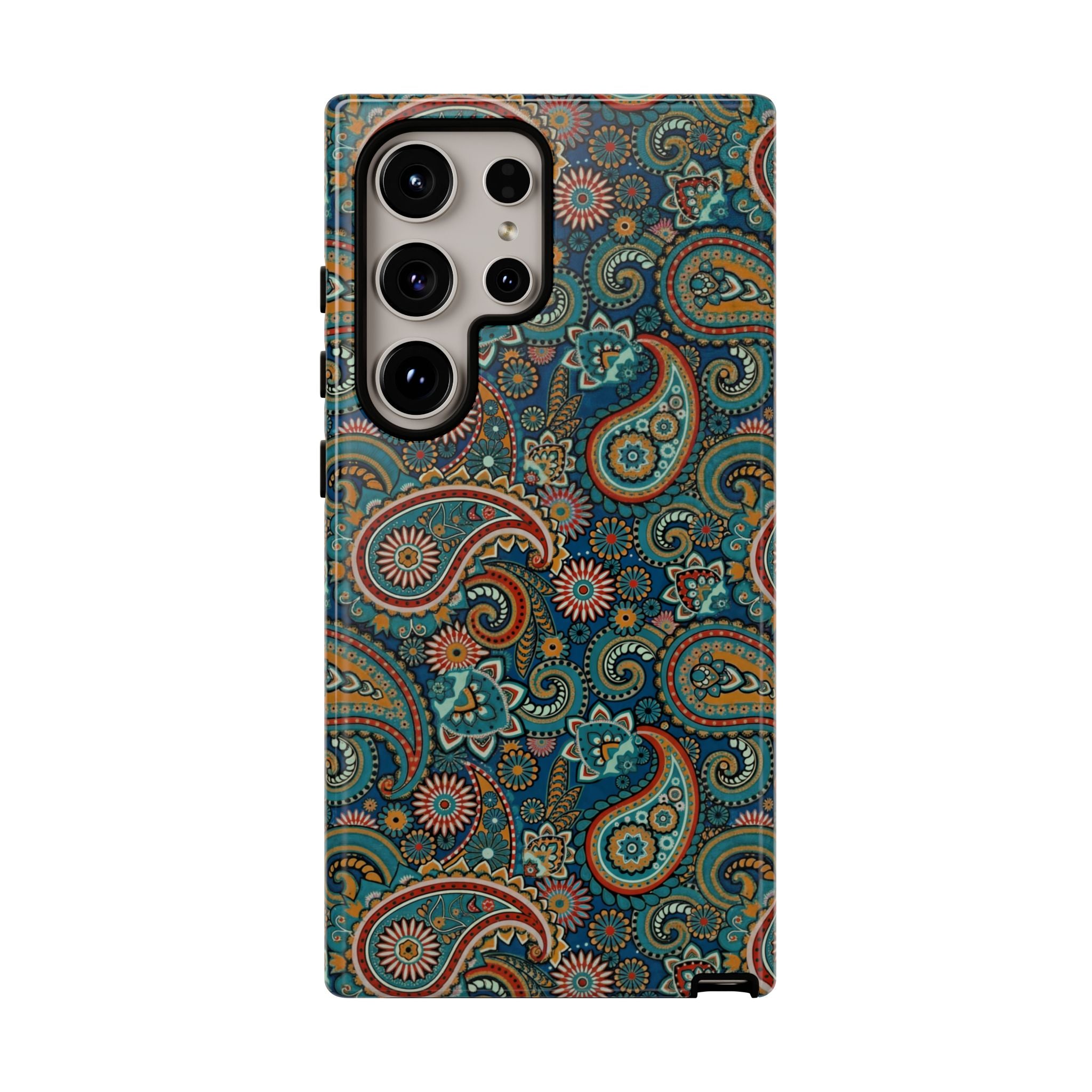 Batik Vibrant Paisley Protective Tough Samsung Galaxy Case