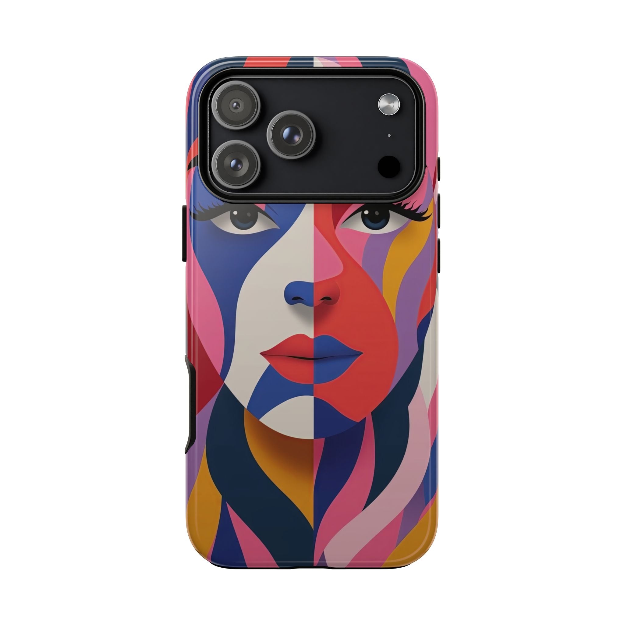 Abstract Colourful Face iPhone Case | Vibrant Pop Art