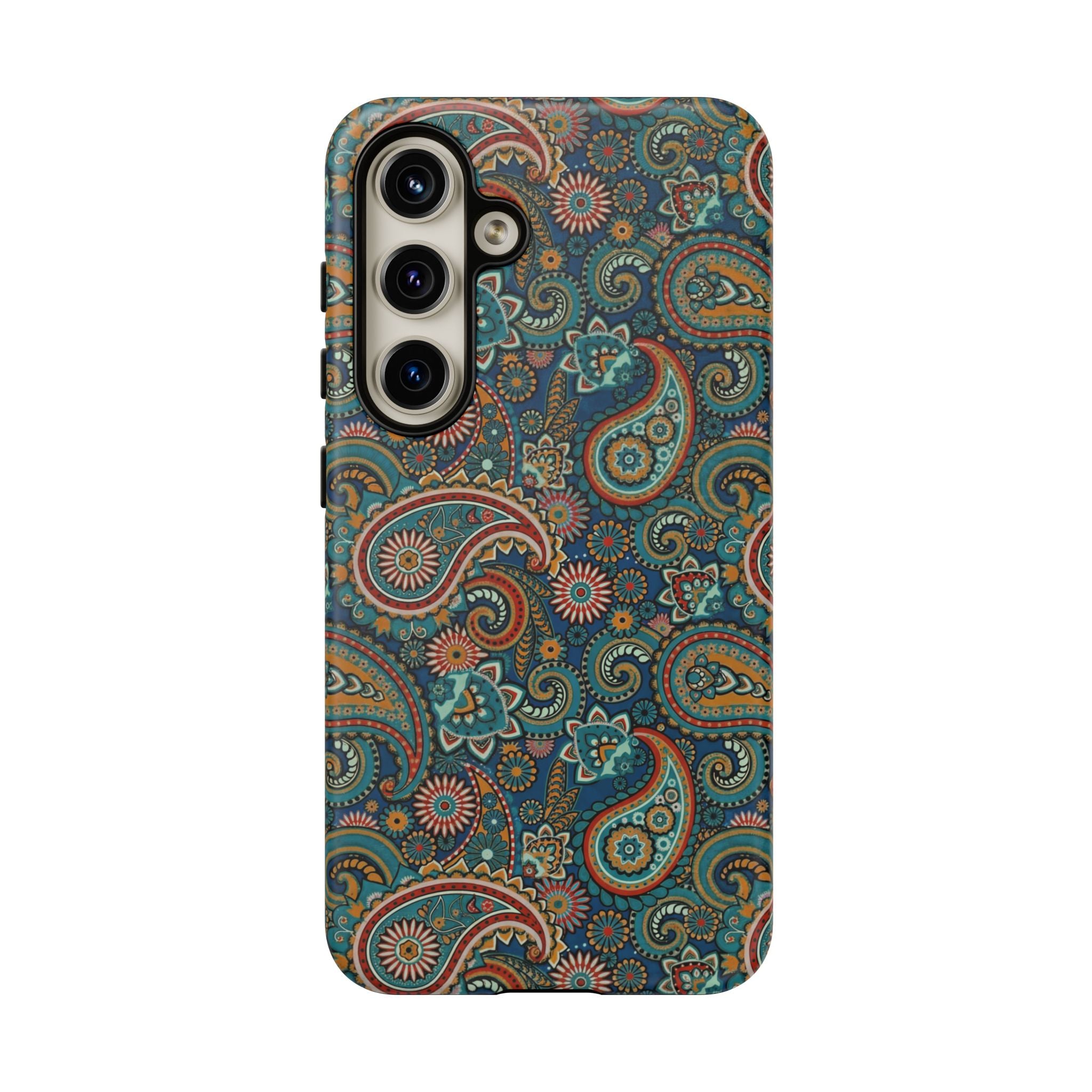 Batik Vibrant Paisley Protective Tough Samsung Galaxy Case
