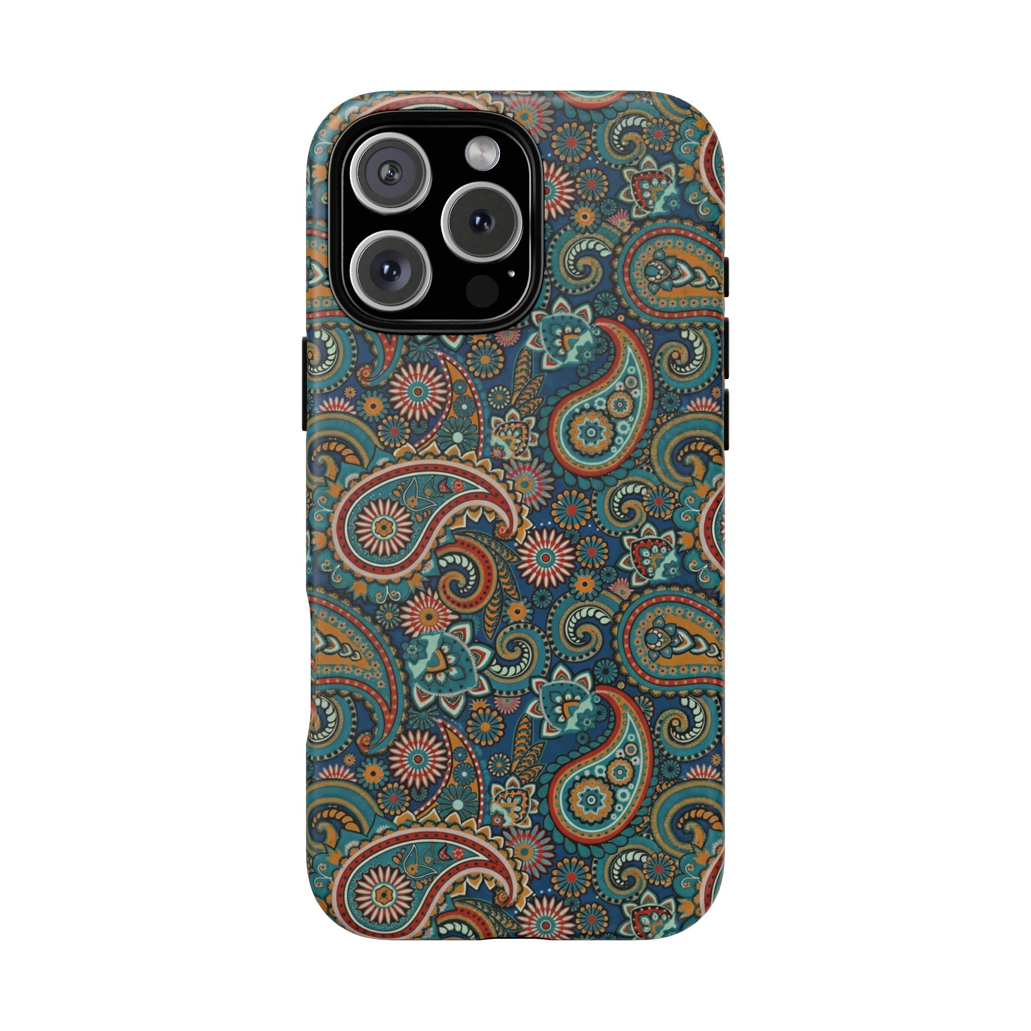 Batik Vibrant Paisley Protective Tough iPhone Case