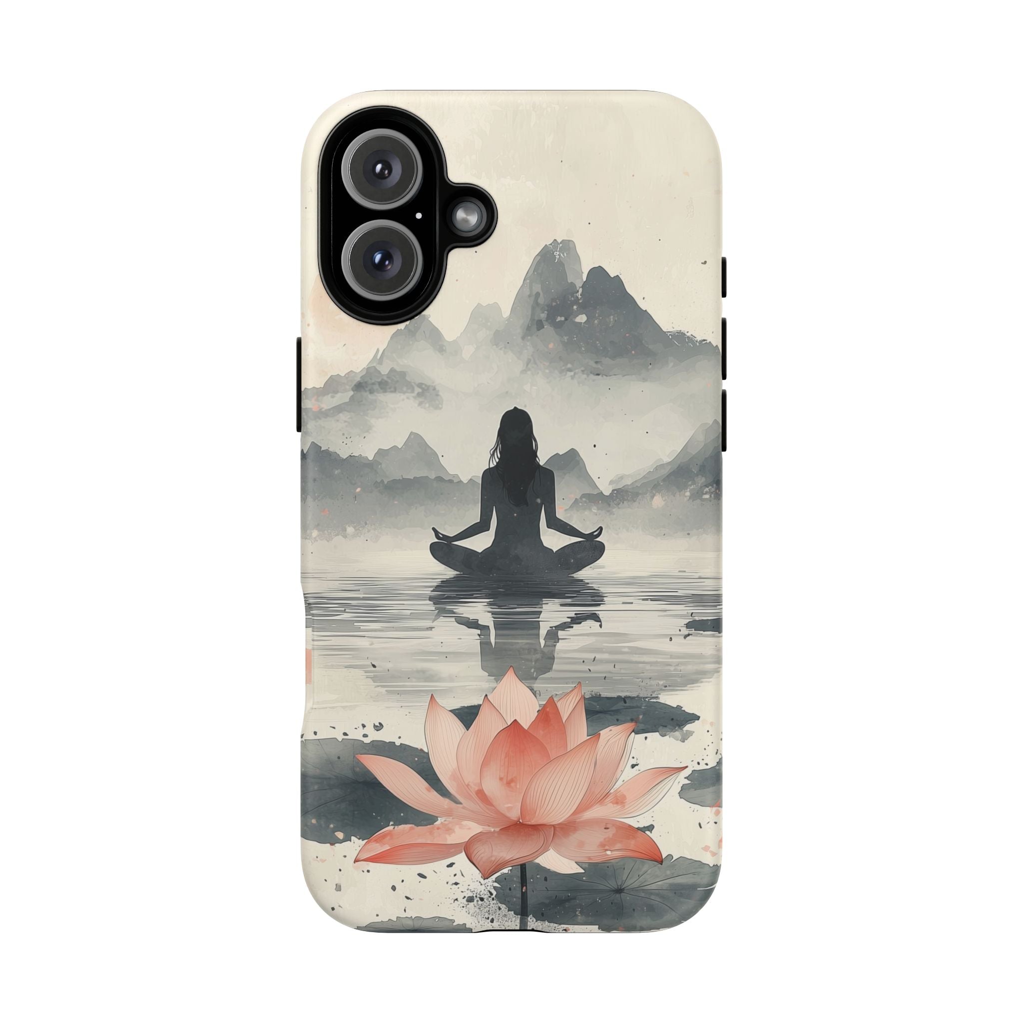 Zen Yoga Meditation Lotus iPhone Case