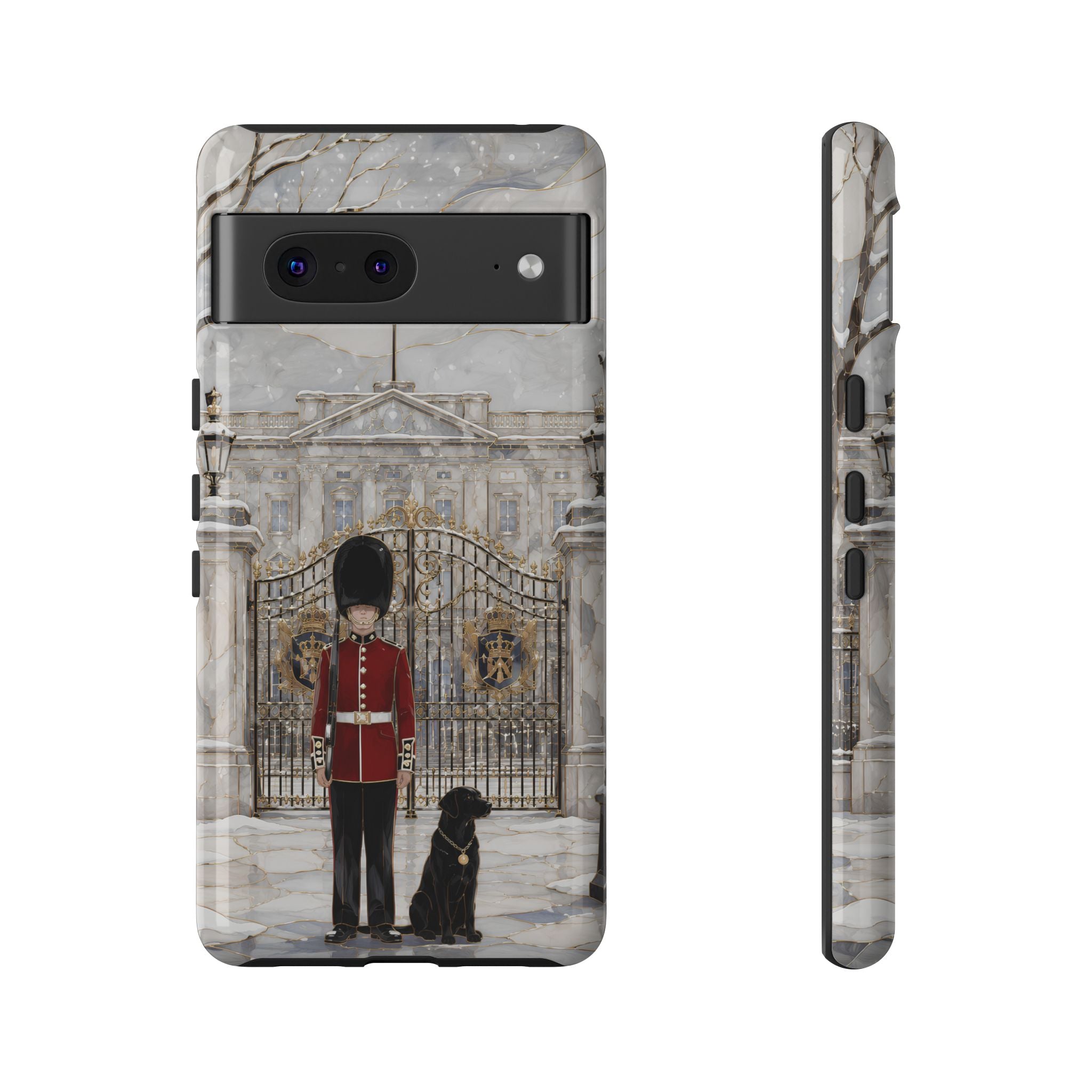 London Guard Google Pixel Phone Case | Winter Palace Scene iPhone Case