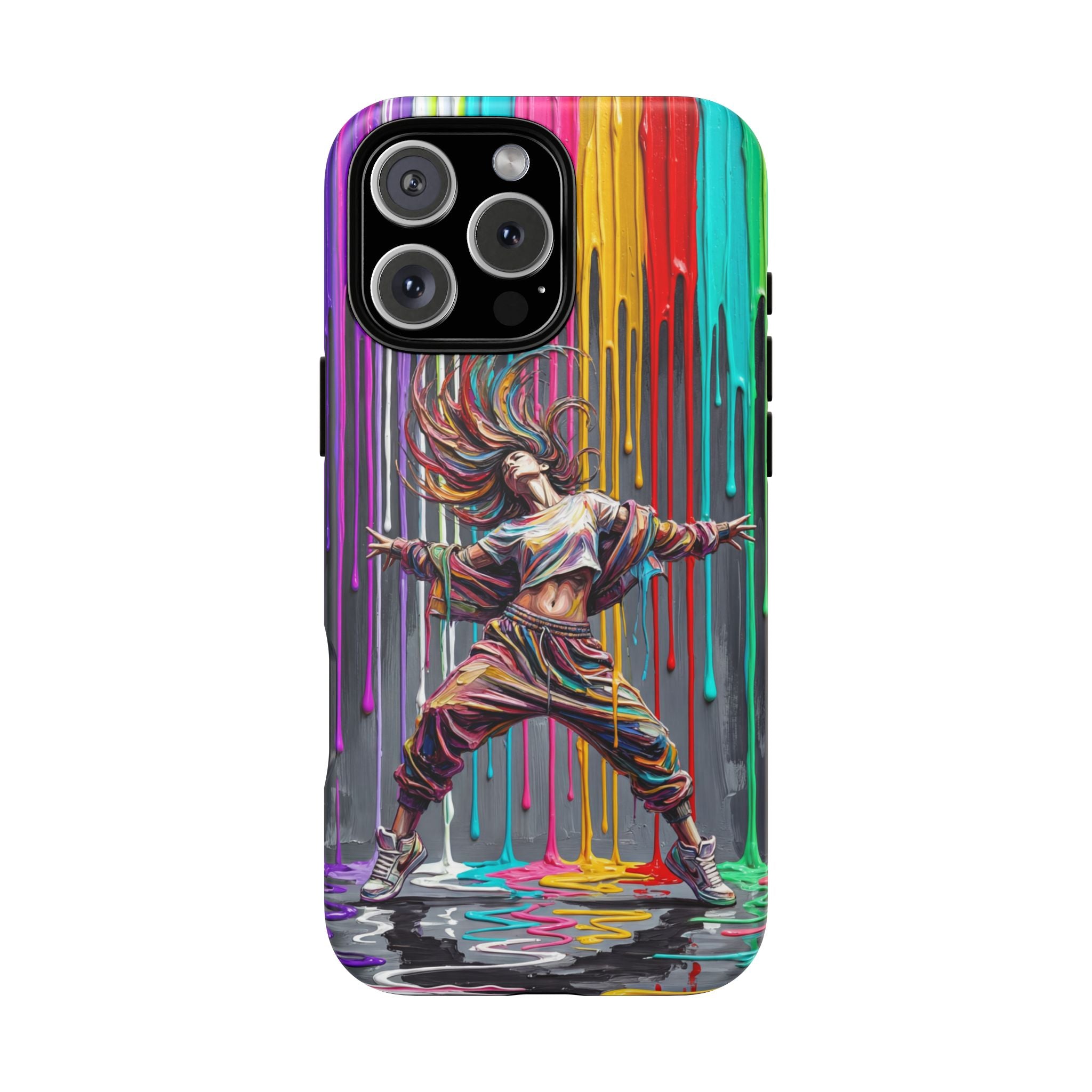iPhone Case | Colorful Street Dance Drip Design